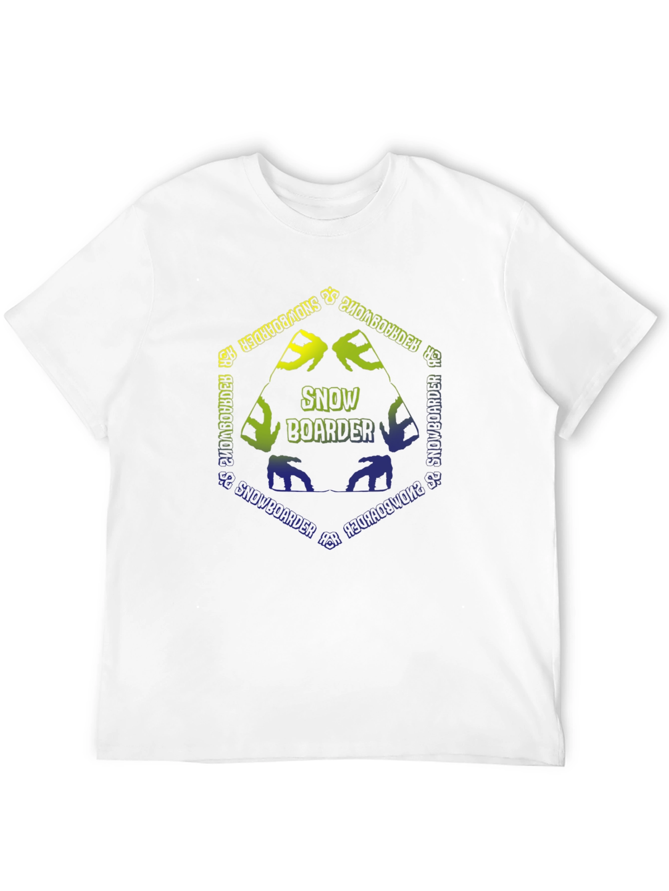 Snowboarder Graphic Tee - Black Unisex T-Shirt