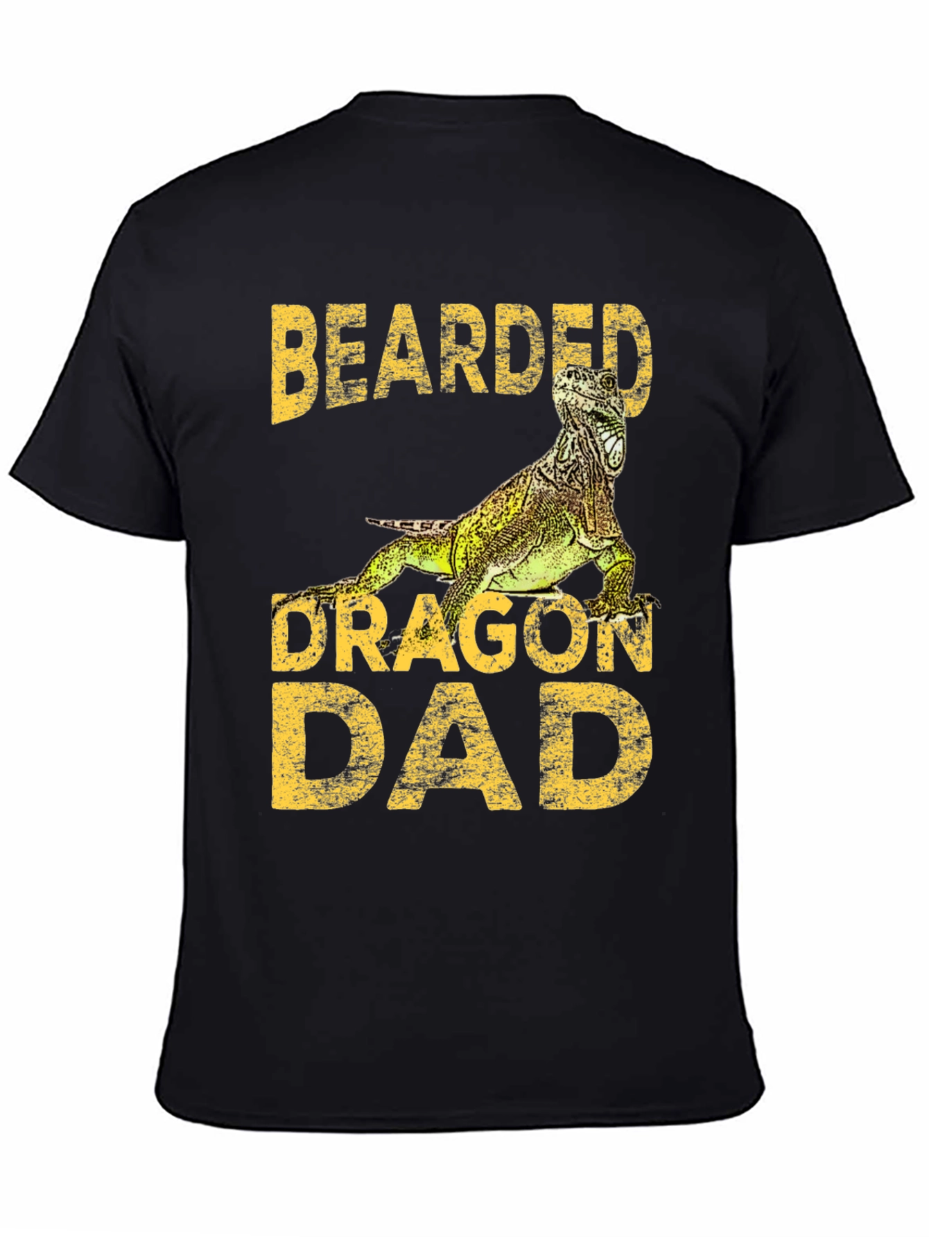 Bearded Dragon Dad Graphic T-Shirt Reptile Lover Tee