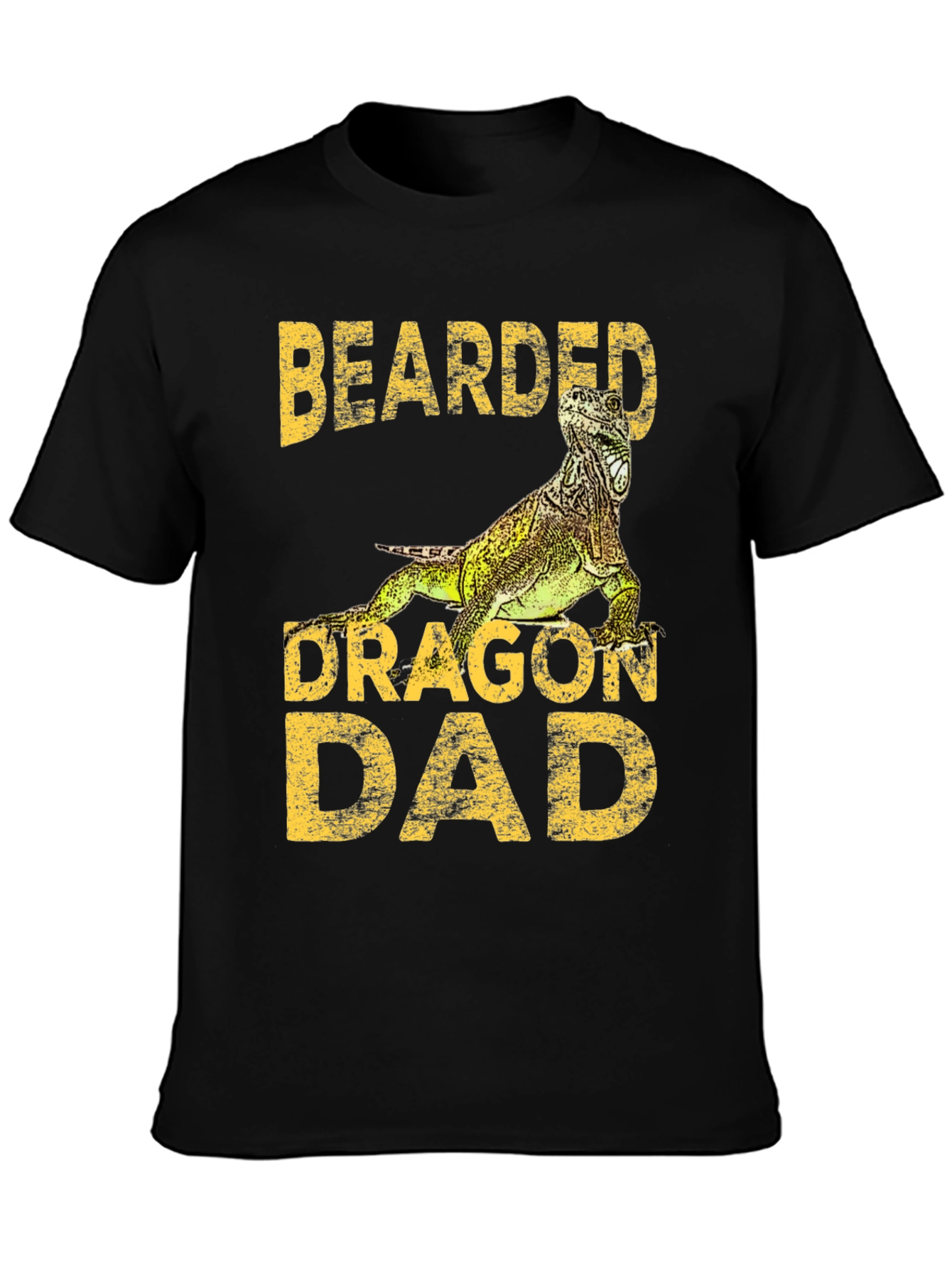 Bearded Dragon Dad Graphic T-Shirt Reptile Lover Tee