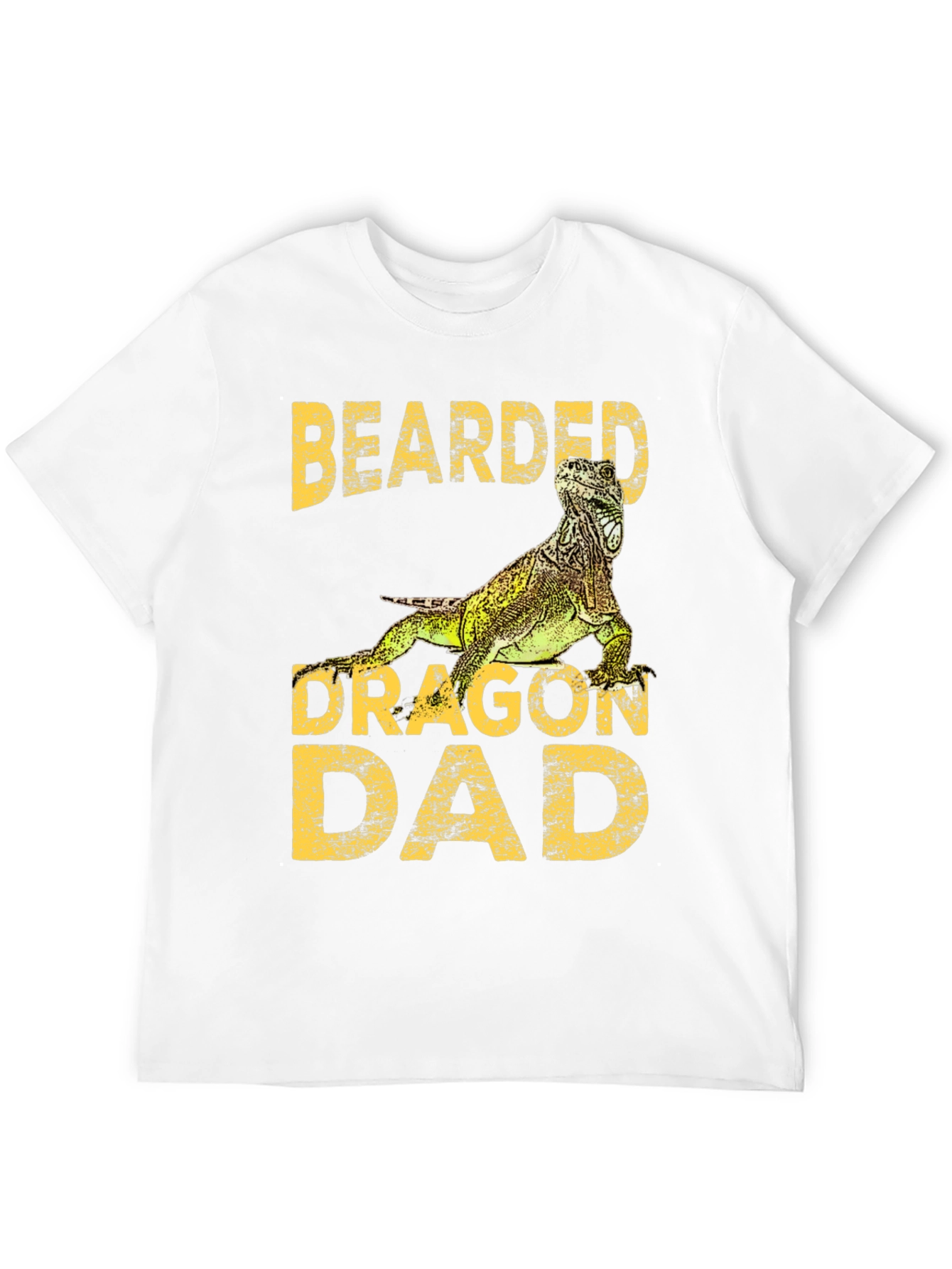 Bearded Dragon Dad Graphic T-Shirt Reptile Lover Tee