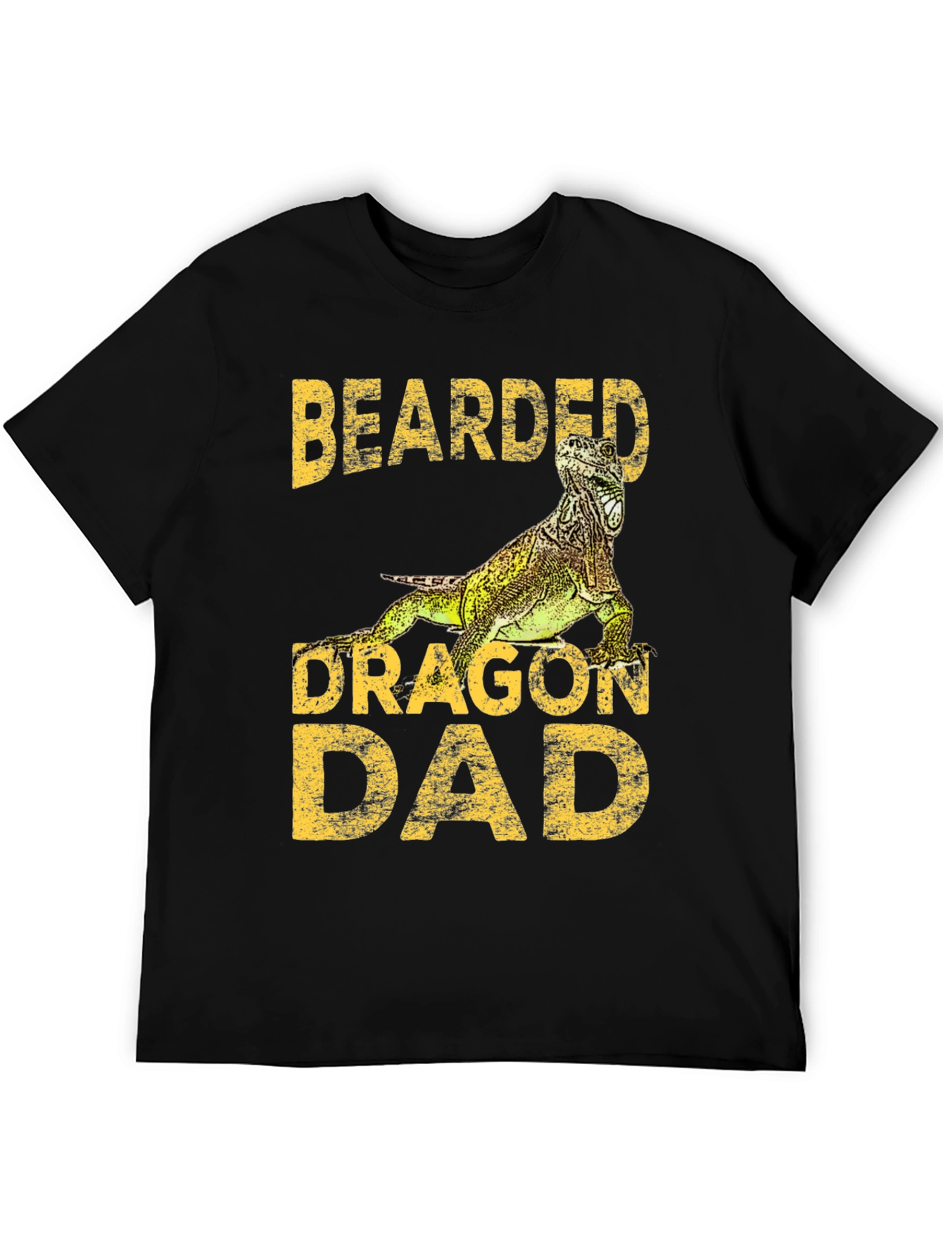Bearded Dragon Dad Graphic T-Shirt Reptile Lover Tee