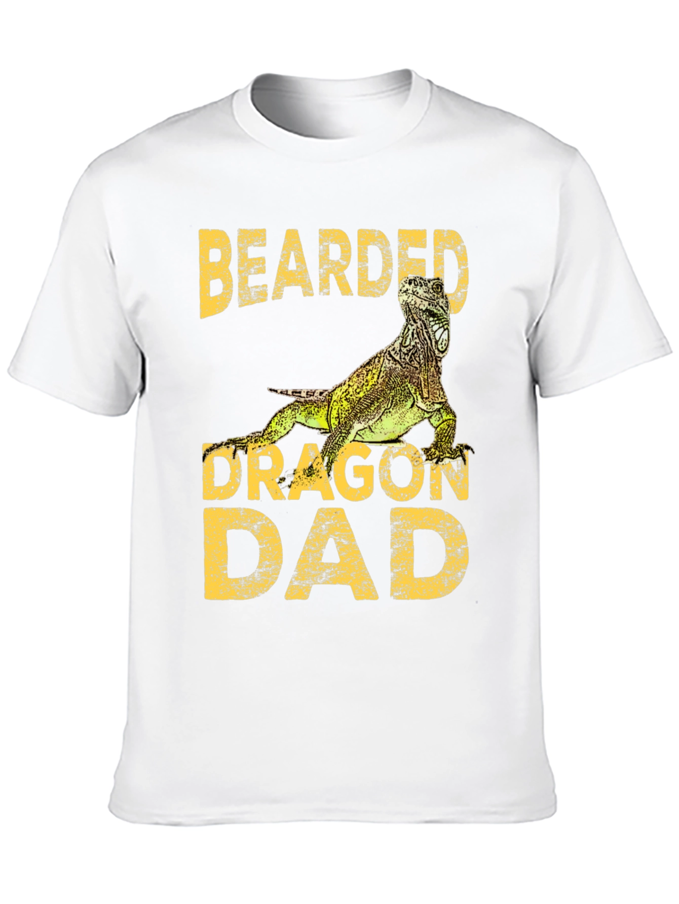 Bearded Dragon Dad Graphic T-Shirt Reptile Lover Tee