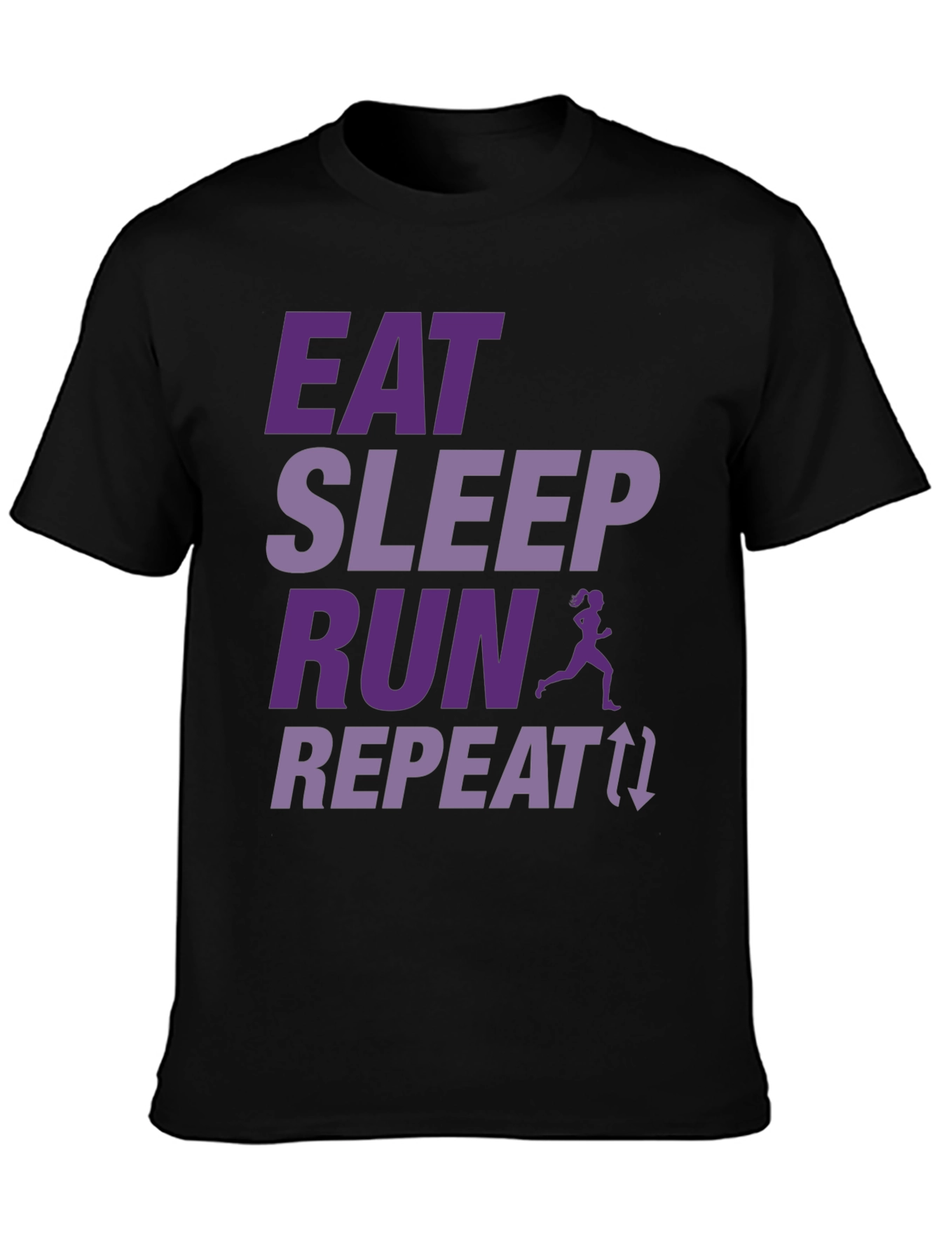 Eat Sleep Run Repeat T-Shirt - Runners Tee
