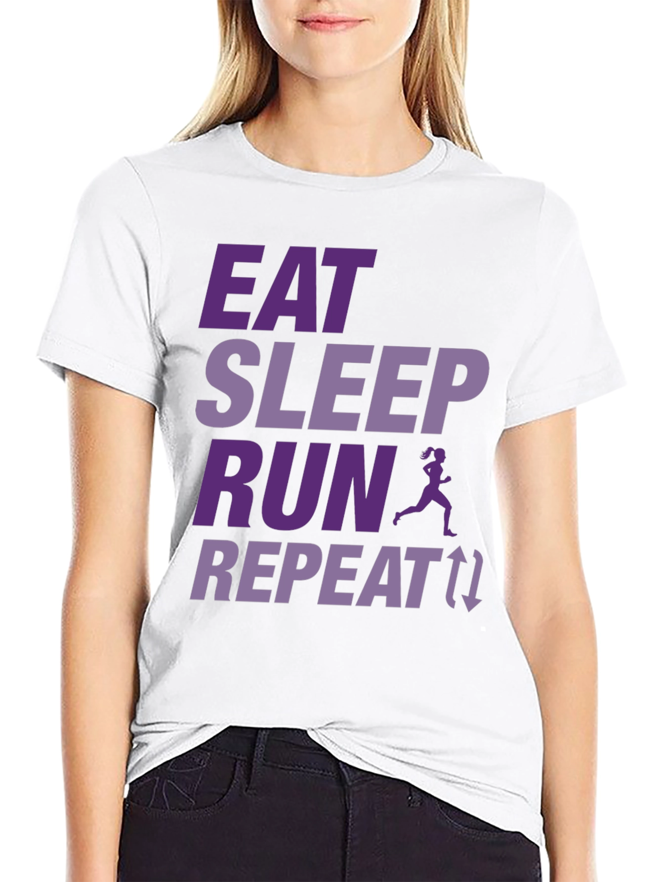 Eat Sleep Run Repeat T-Shirt - Runners Tee