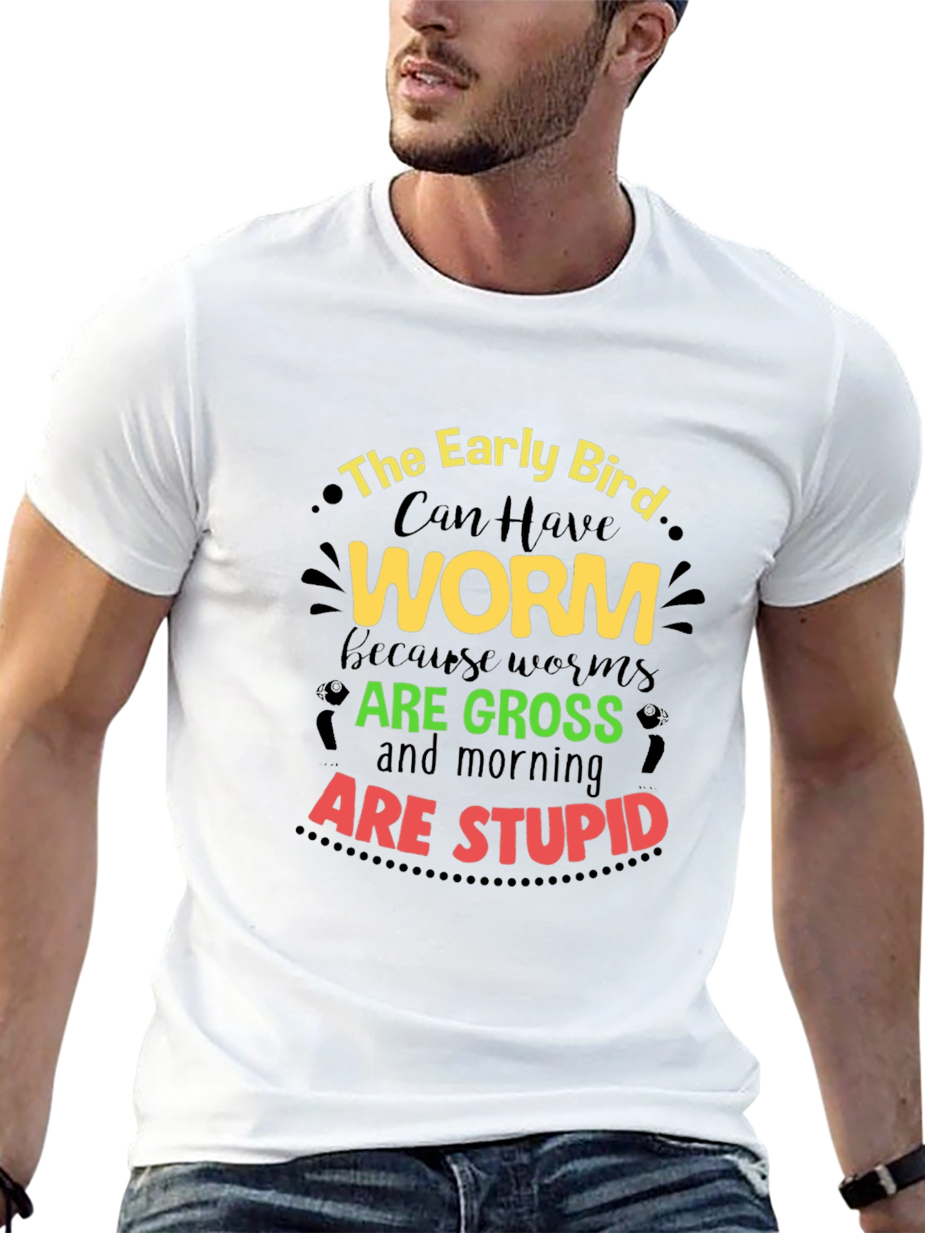 Early Bird Worms Graphic Tee
