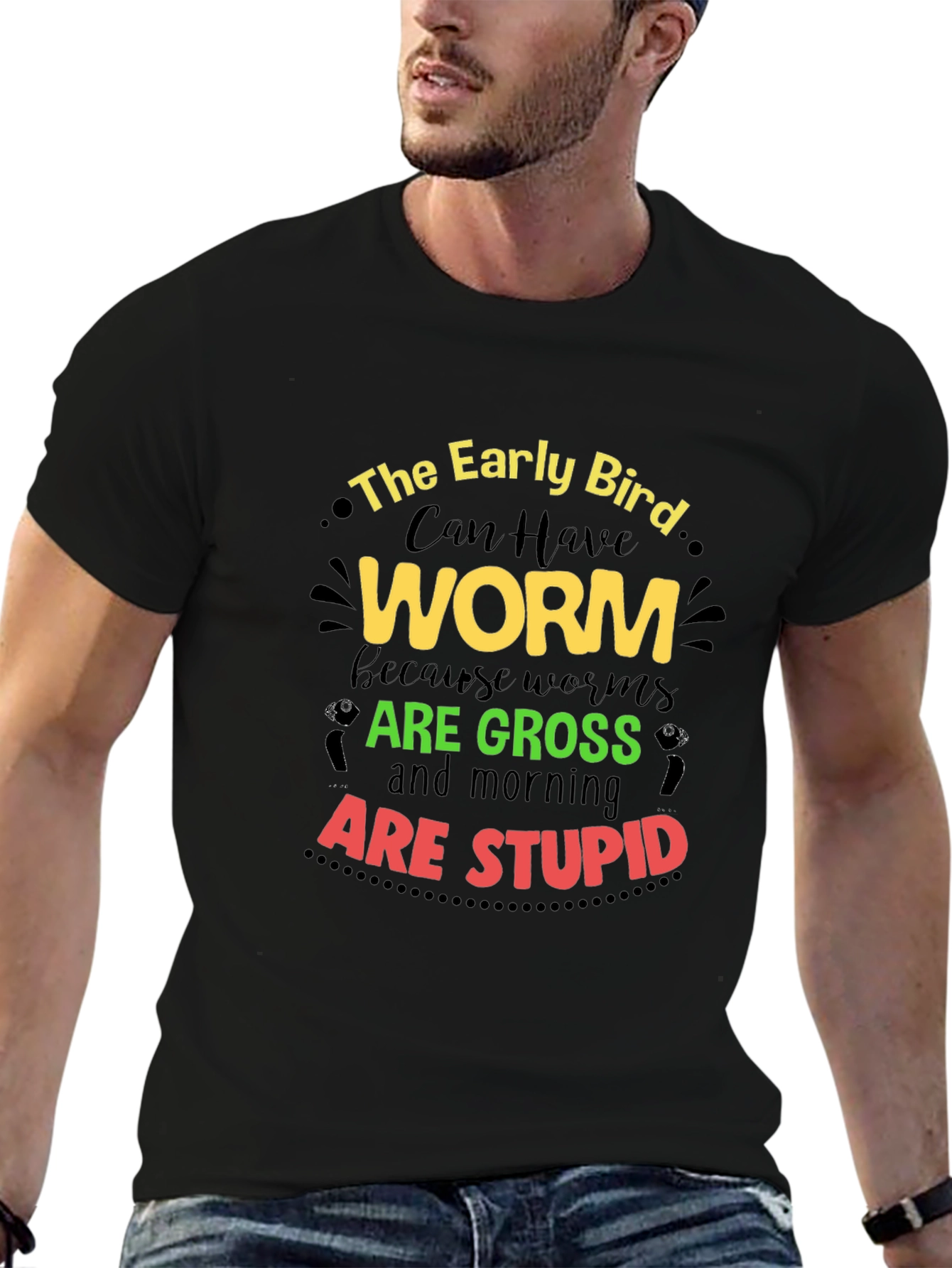 Early Bird Worms Graphic Tee