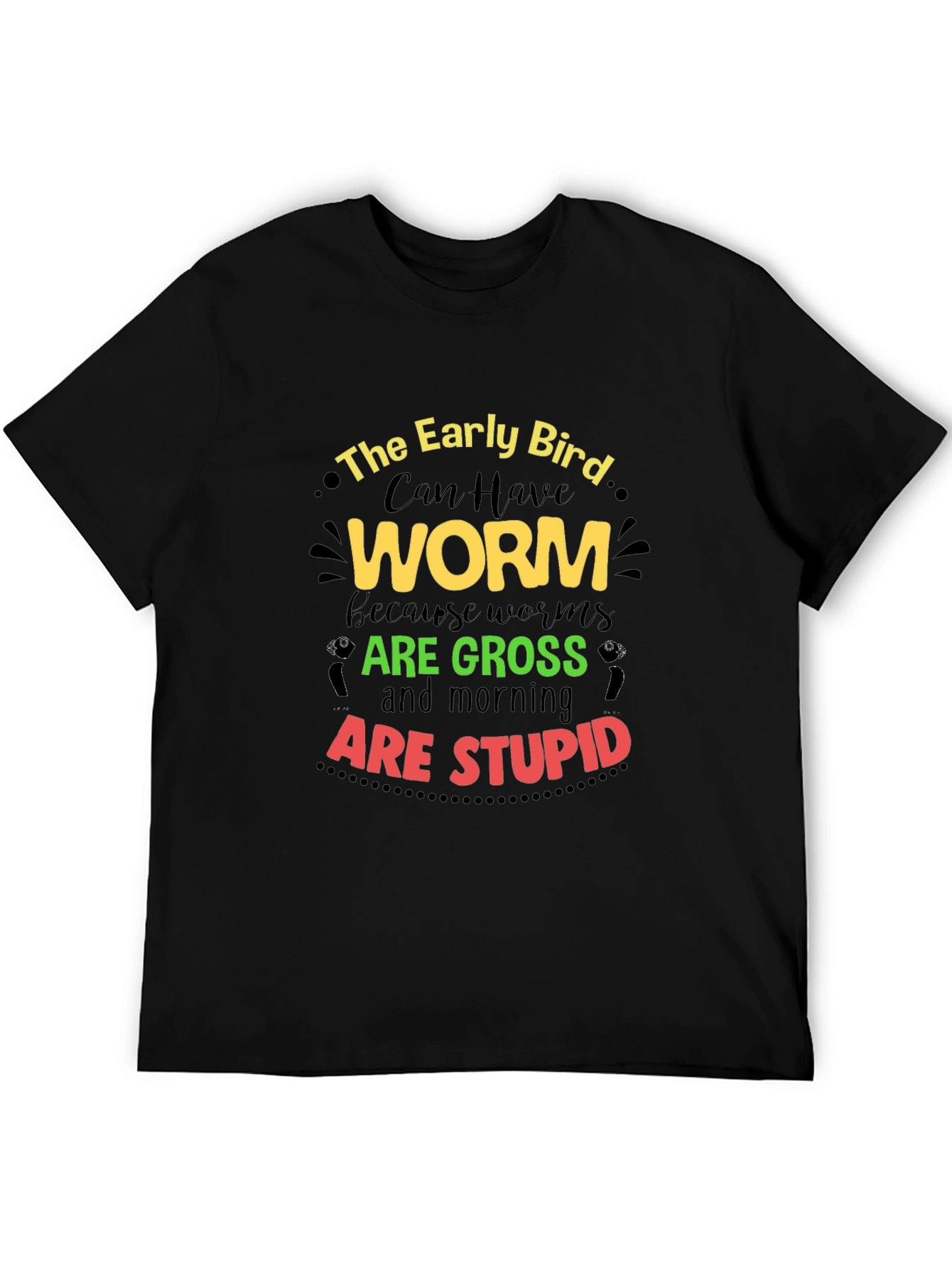 Early Bird Worms Graphic Tee