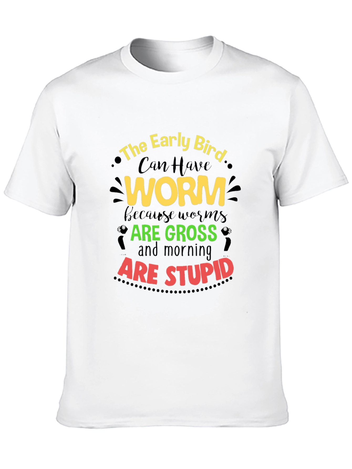 Early Bird Worms Graphic Tee