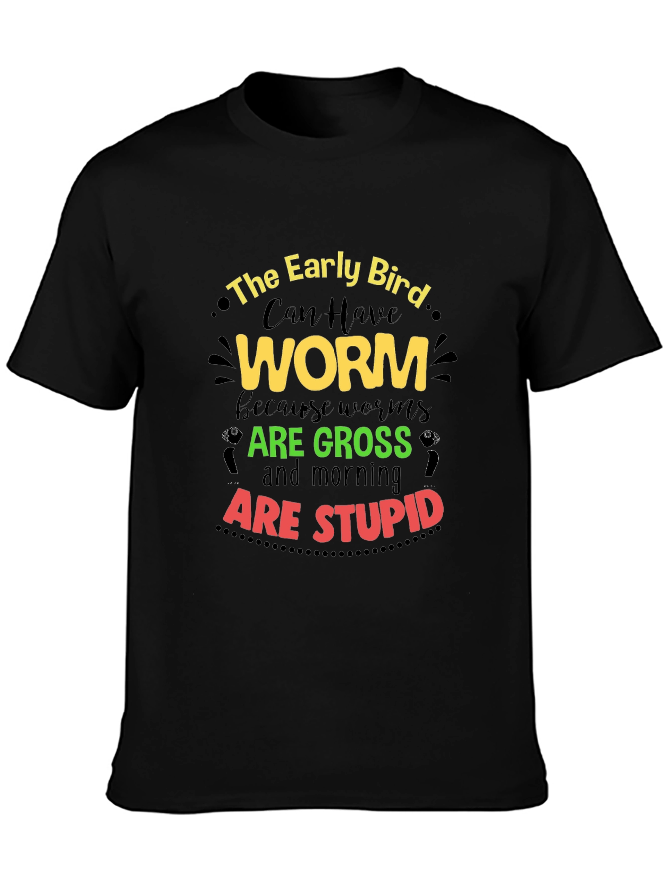 Early Bird Worms Graphic Tee