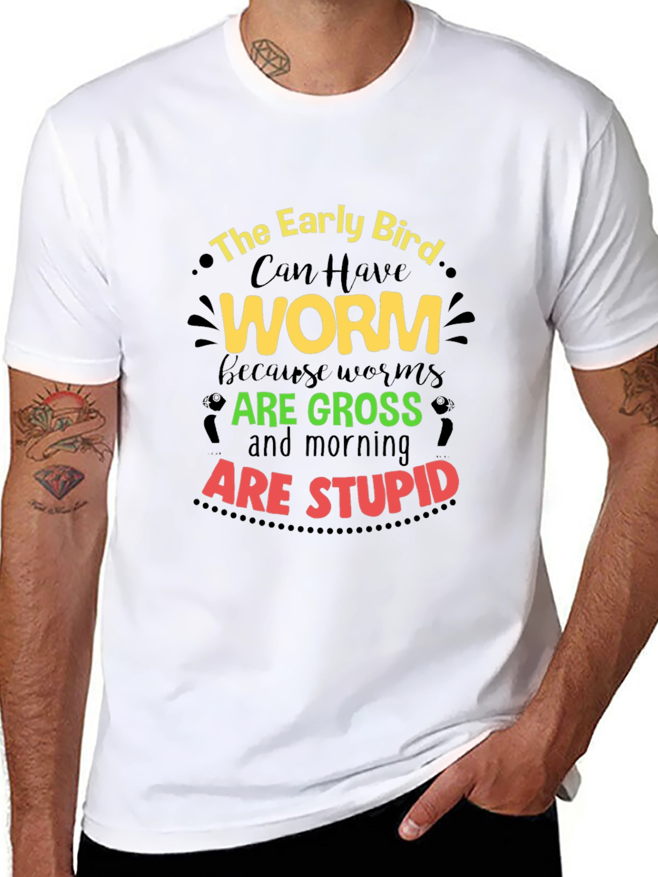 Early Bird Worms Graphic Tee