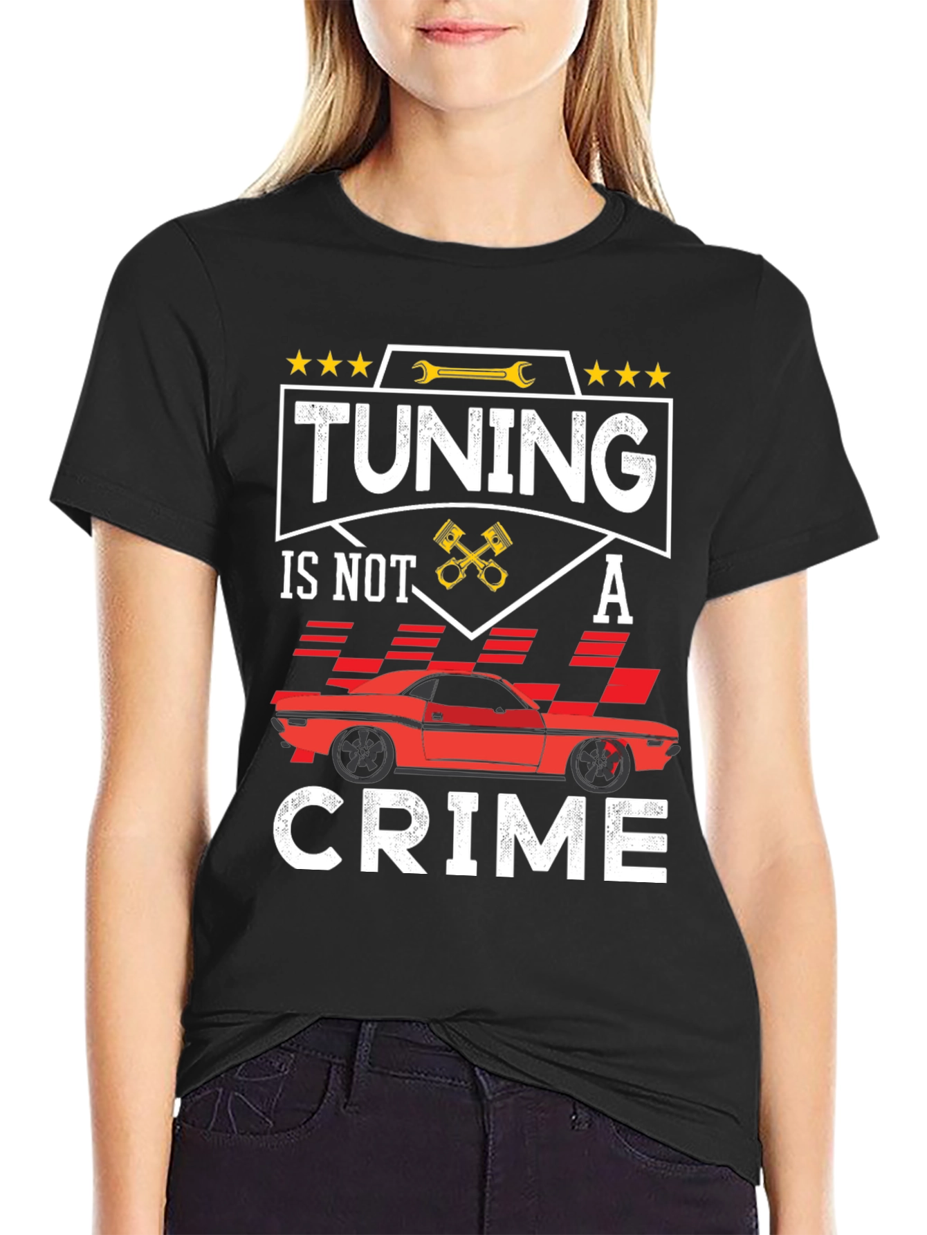 Tuning Is Not A Crime Graphic T-Shirt