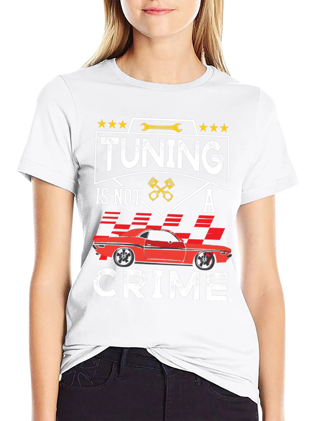 Tuning Is Not A Crime Graphic T-Shirt