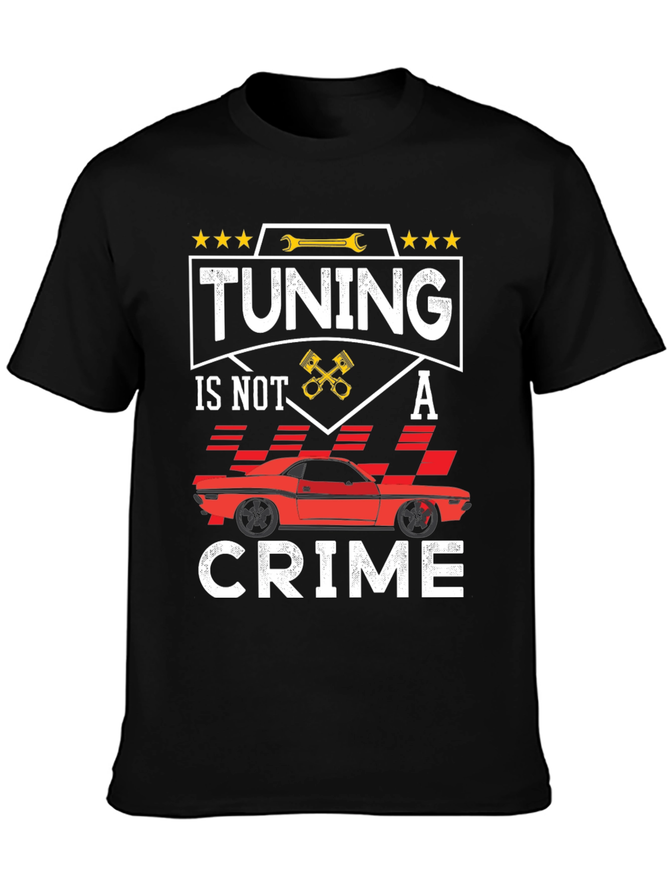 Tuning Is Not A Crime Graphic T-Shirt