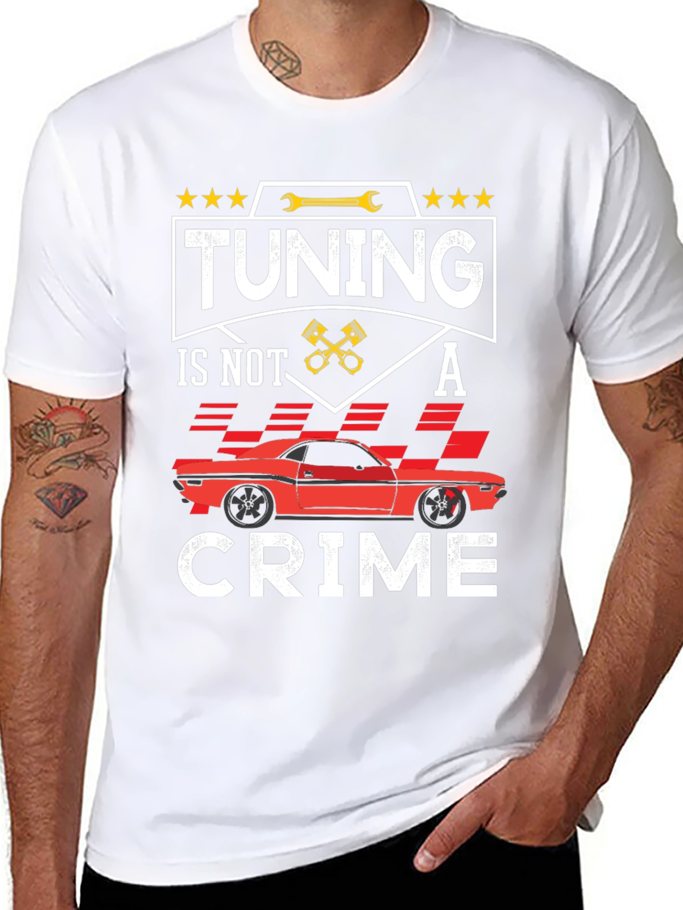 Tuning Is Not A Crime Graphic T-Shirt