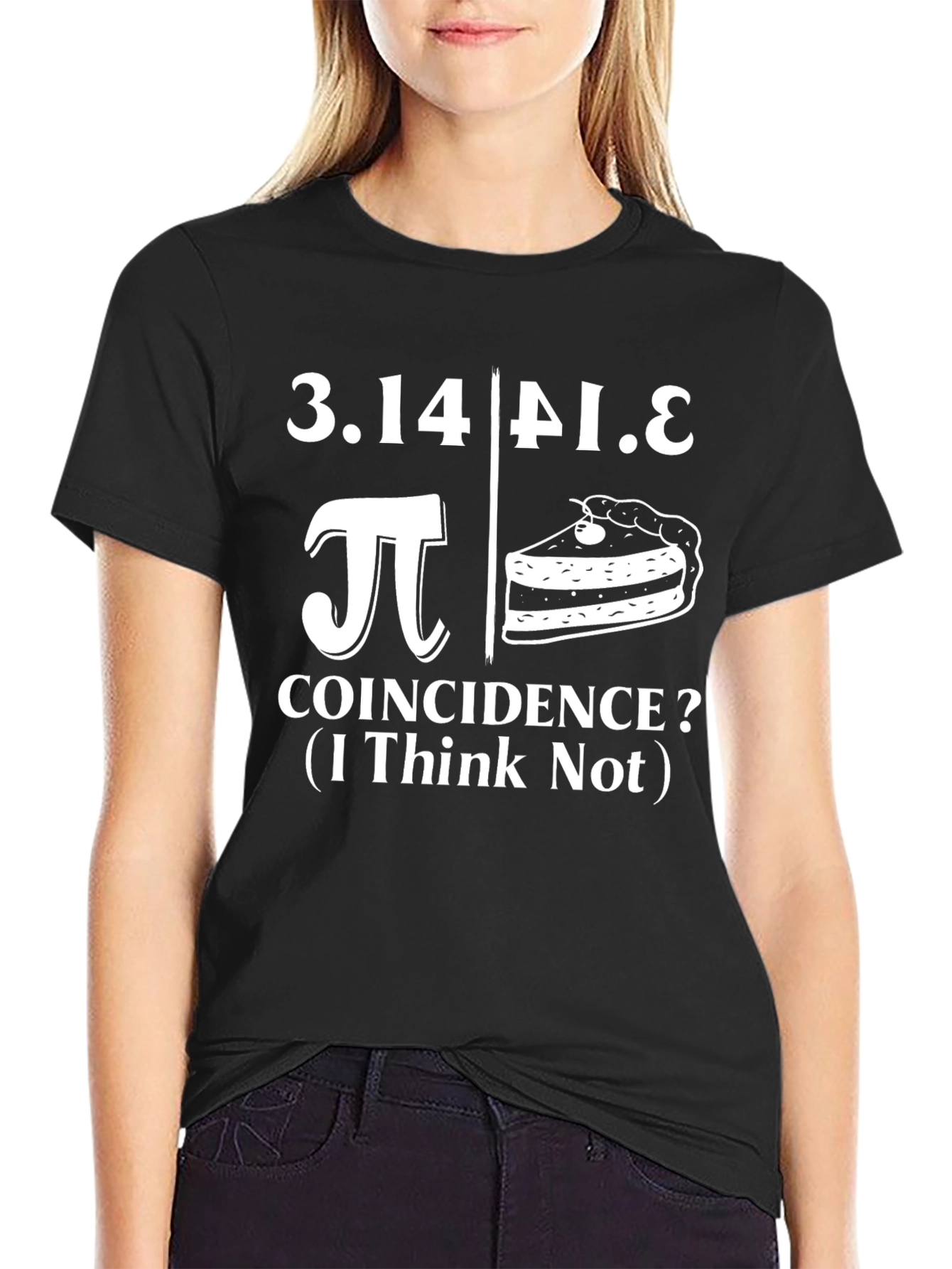 Pi Day Coincidence Funny Graphic Tee