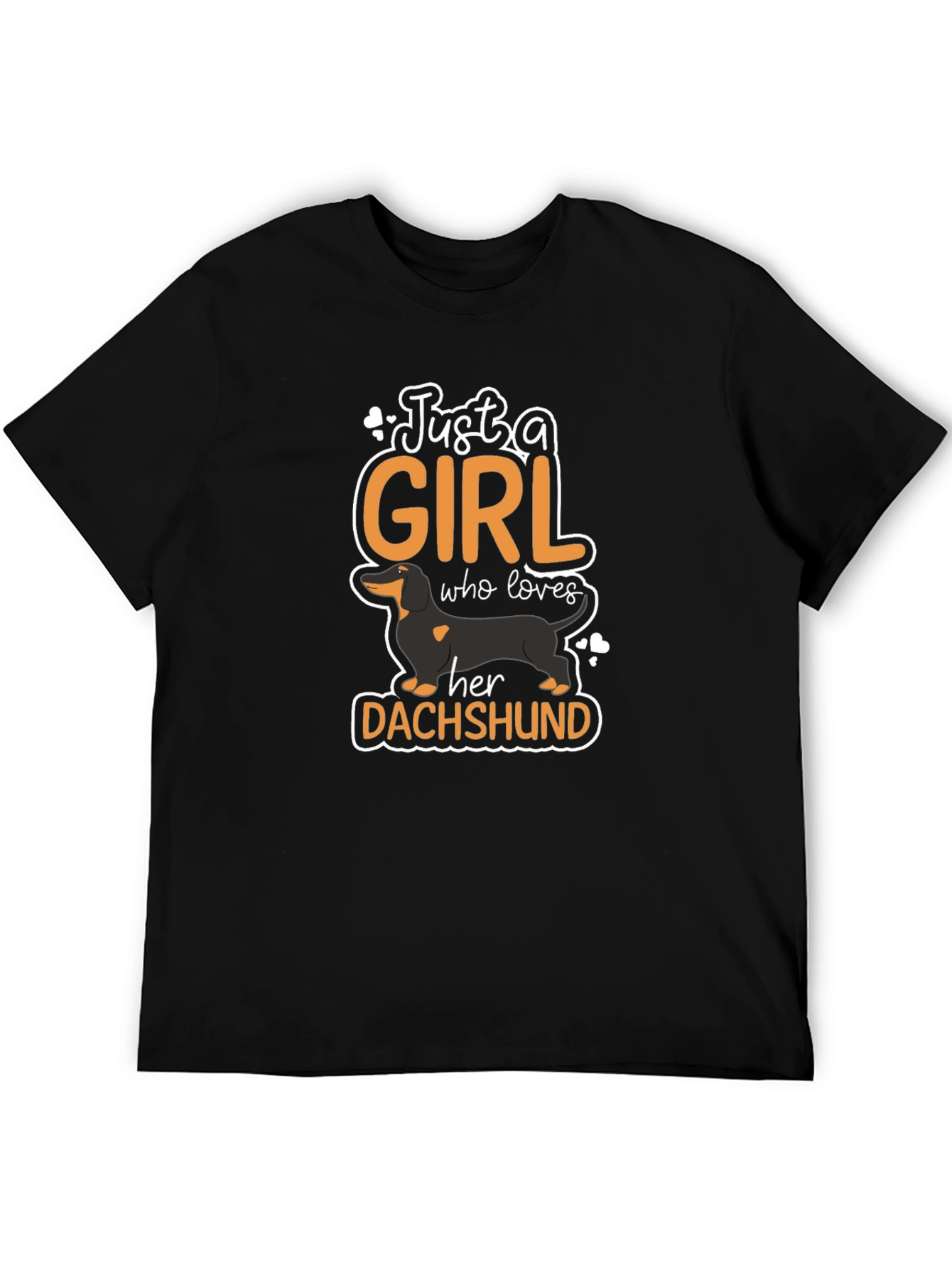 Just A Girl Who Loves Dachshunds T-Shirt