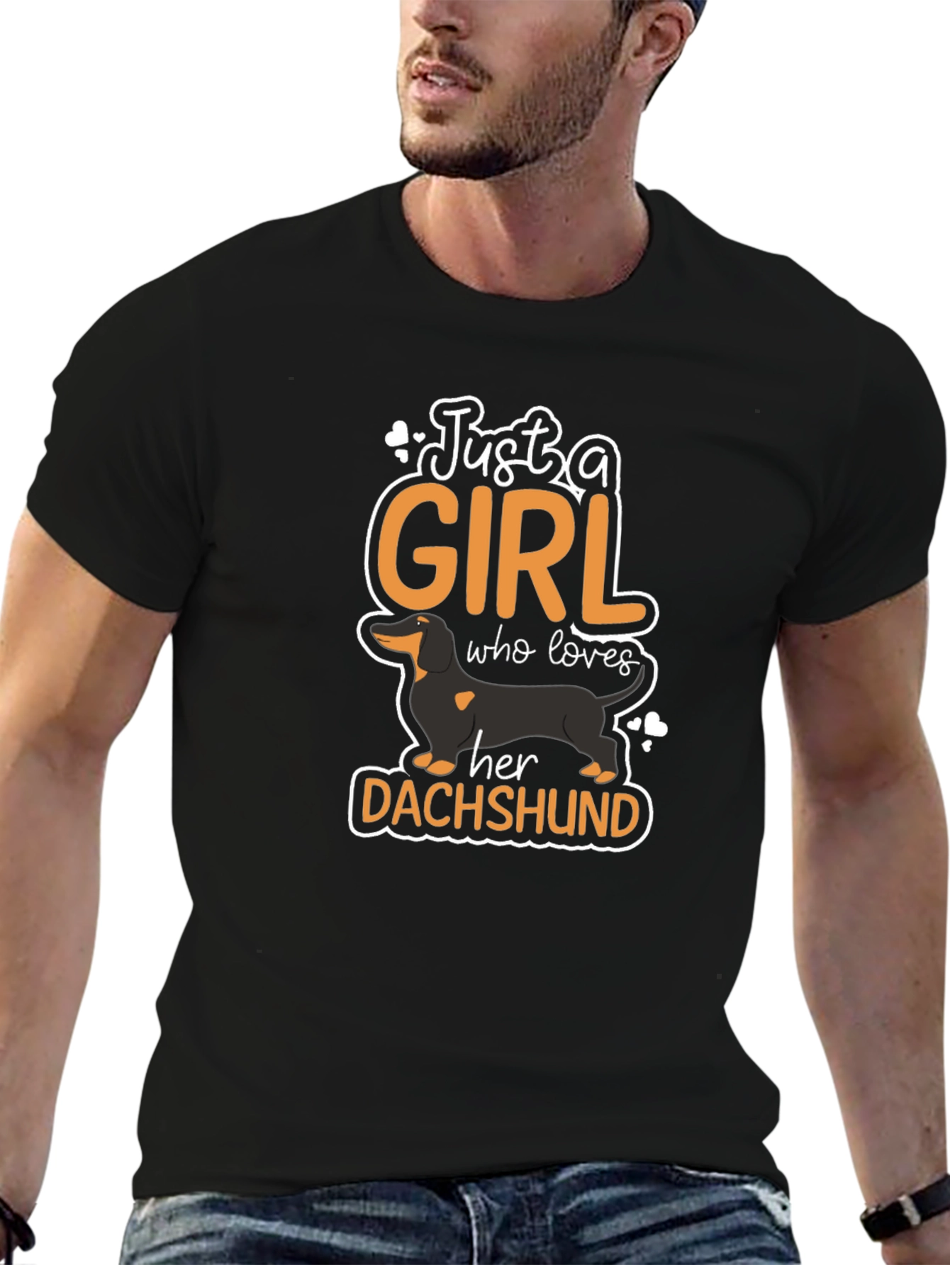 Just A Girl Who Loves Dachshunds T-Shirt