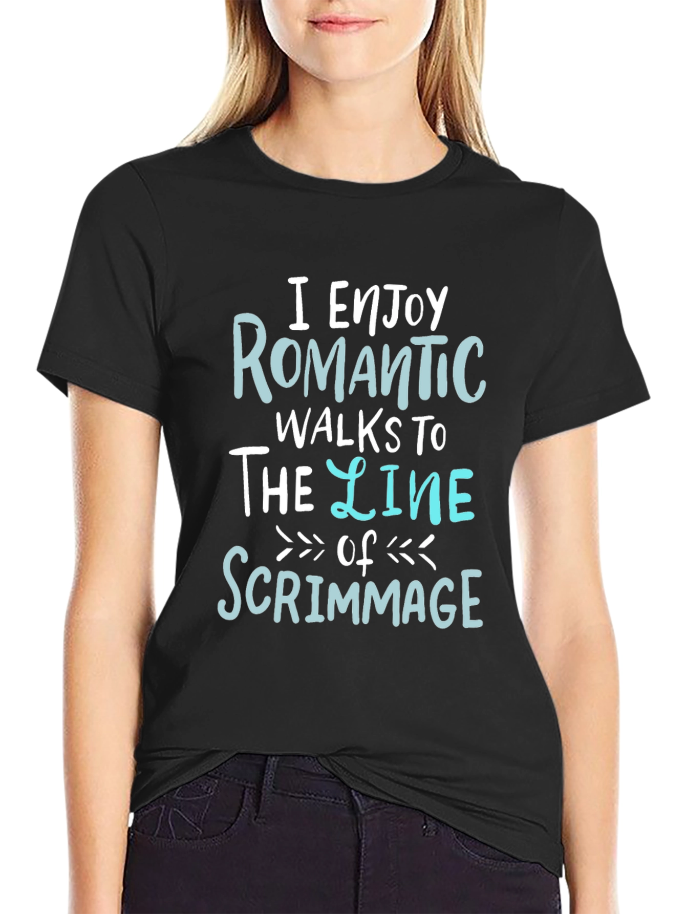 Romantic Walks to the Line of Scrimmage Graphic T-Shirt