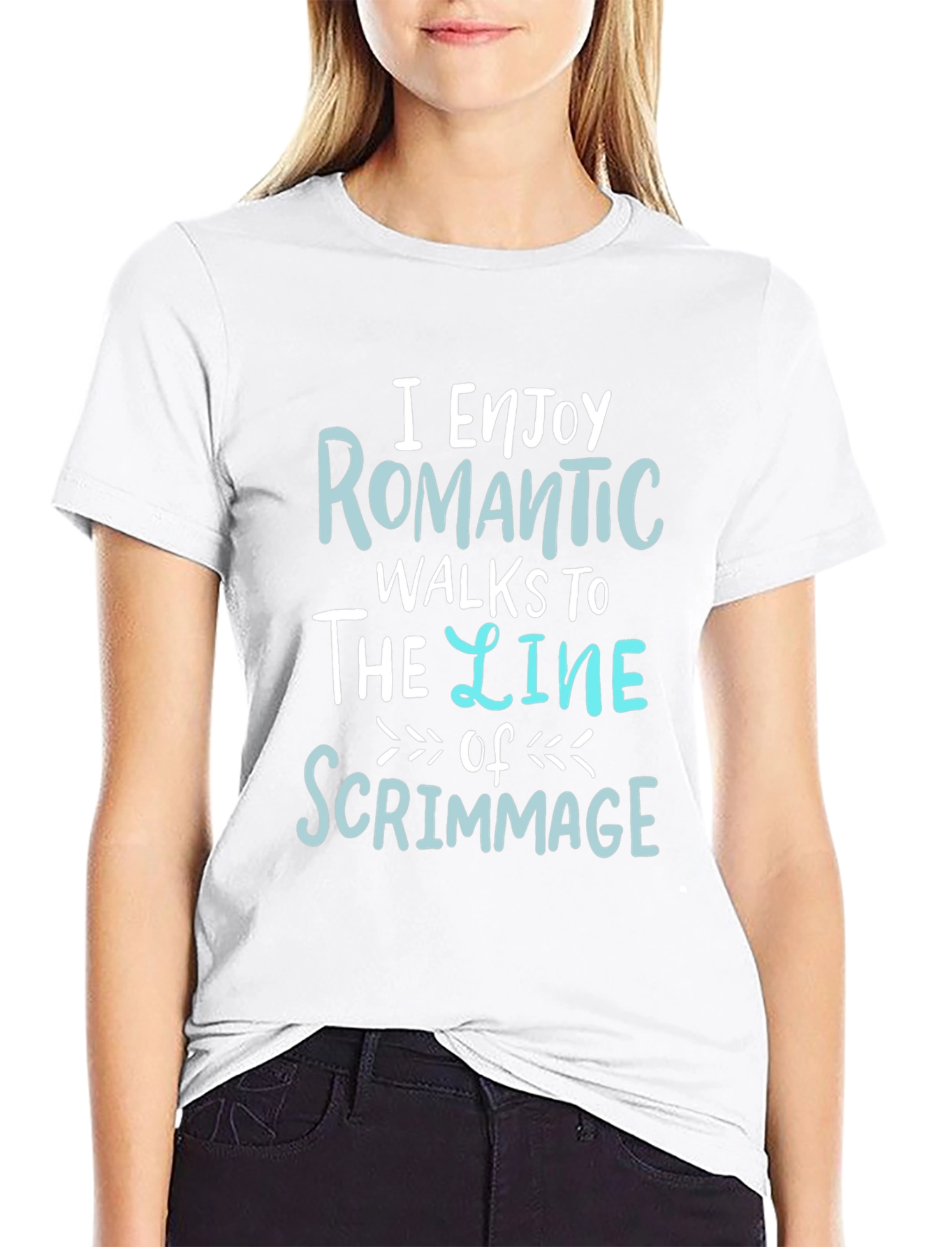 Romantic Walks to the Line of Scrimmage Graphic T-Shirt