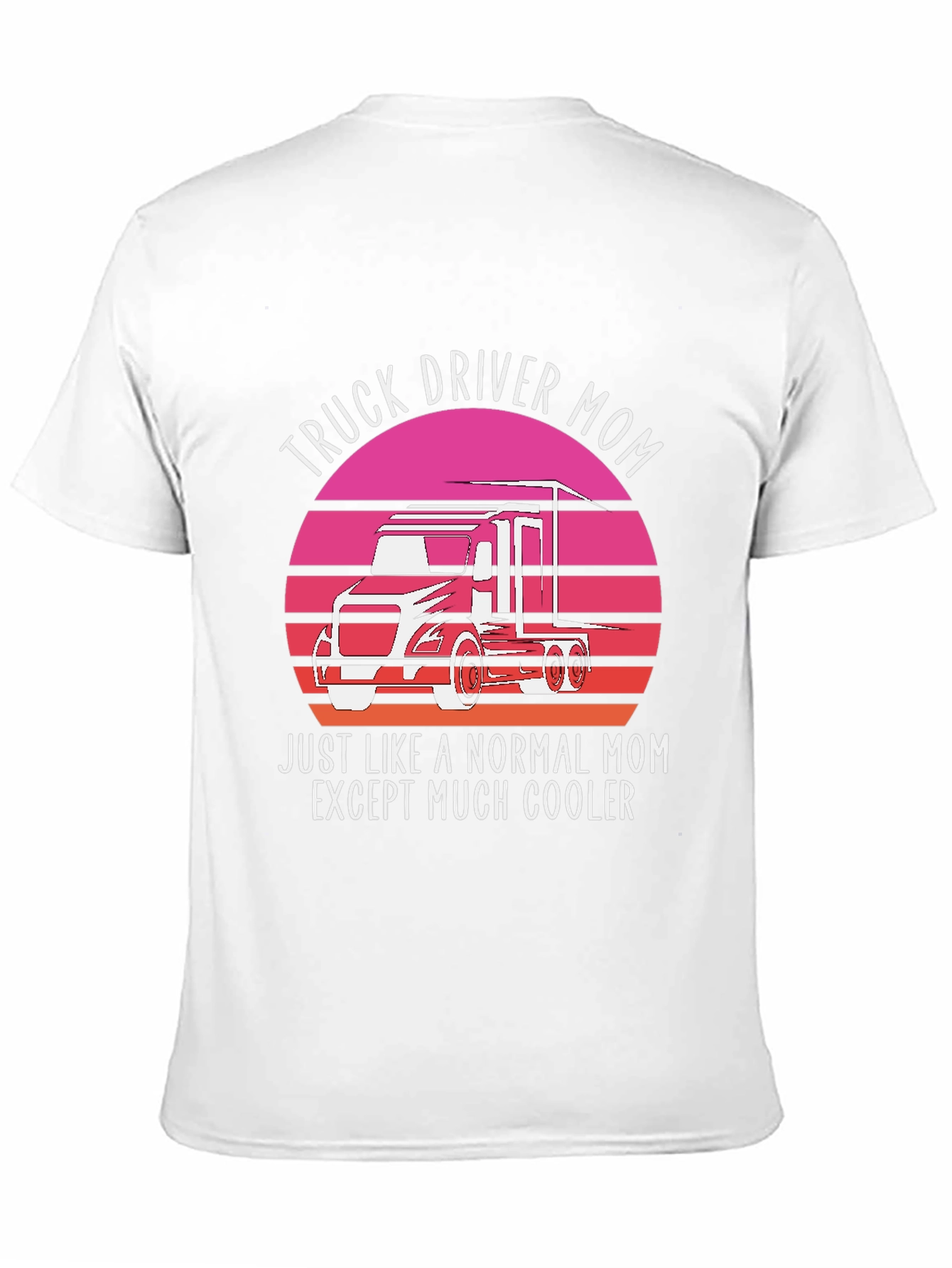 Truck Driver Mom Graphic T-Shirt