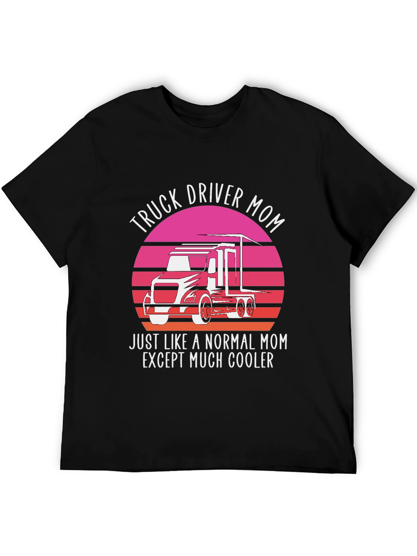 Truck Driver Mom Graphic T-Shirt
