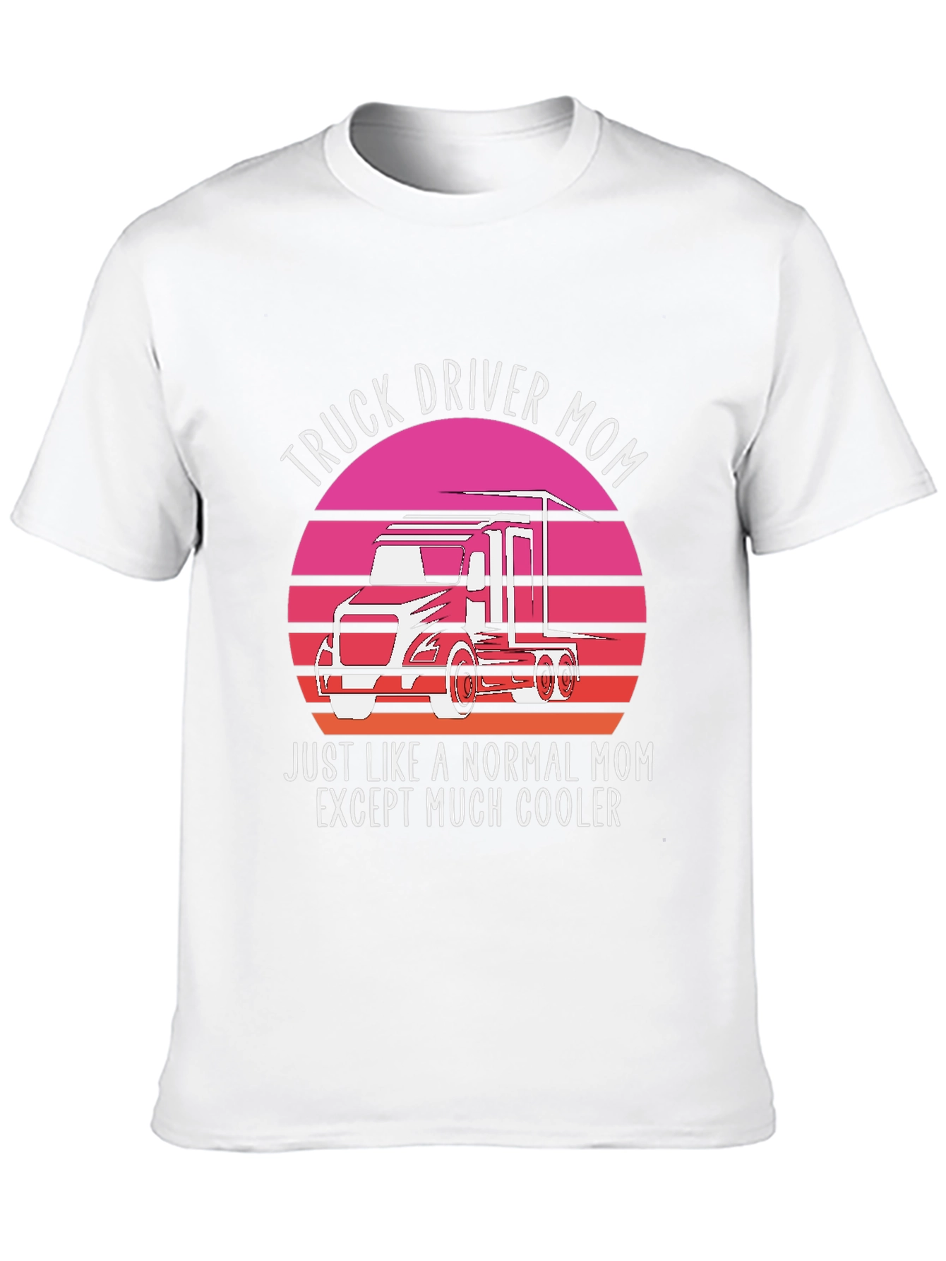 Truck Driver Mom Graphic T-Shirt