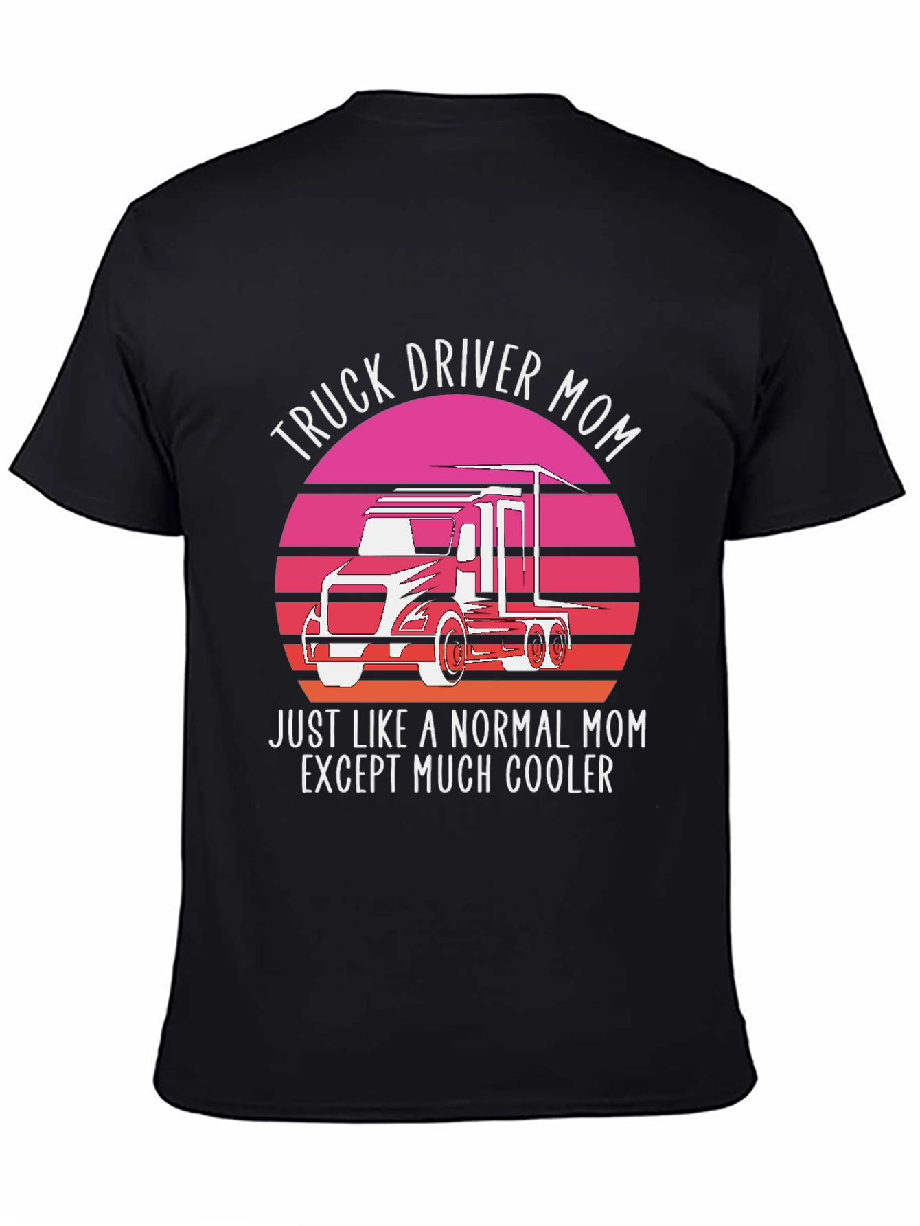 Truck Driver Mom Graphic T-Shirt