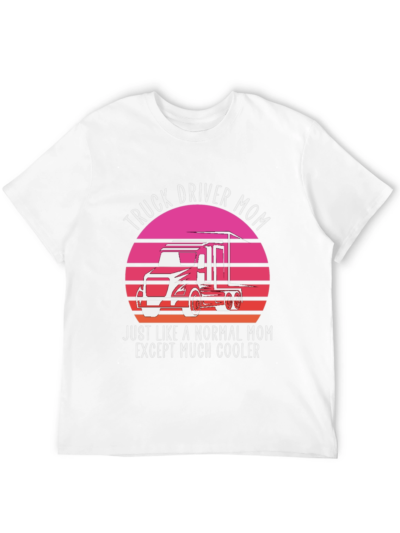 Truck Driver Mom Graphic T-Shirt