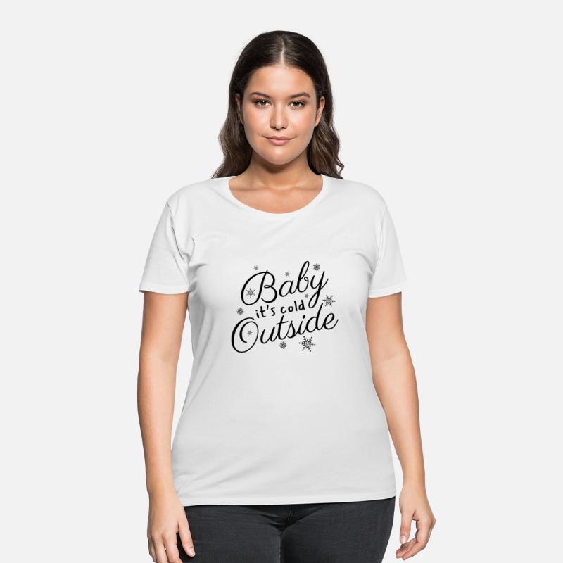 Baby It's Cold Outside Text Design
