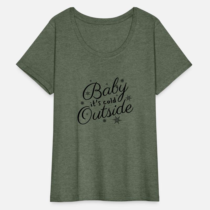 Baby It's Cold Outside Text Design