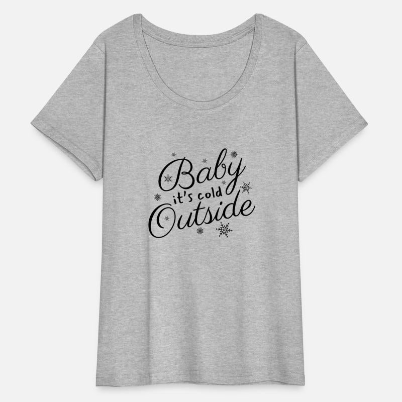 Baby It's Cold Outside Text Design