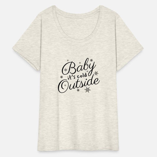 Baby It's Cold Outside Text Design