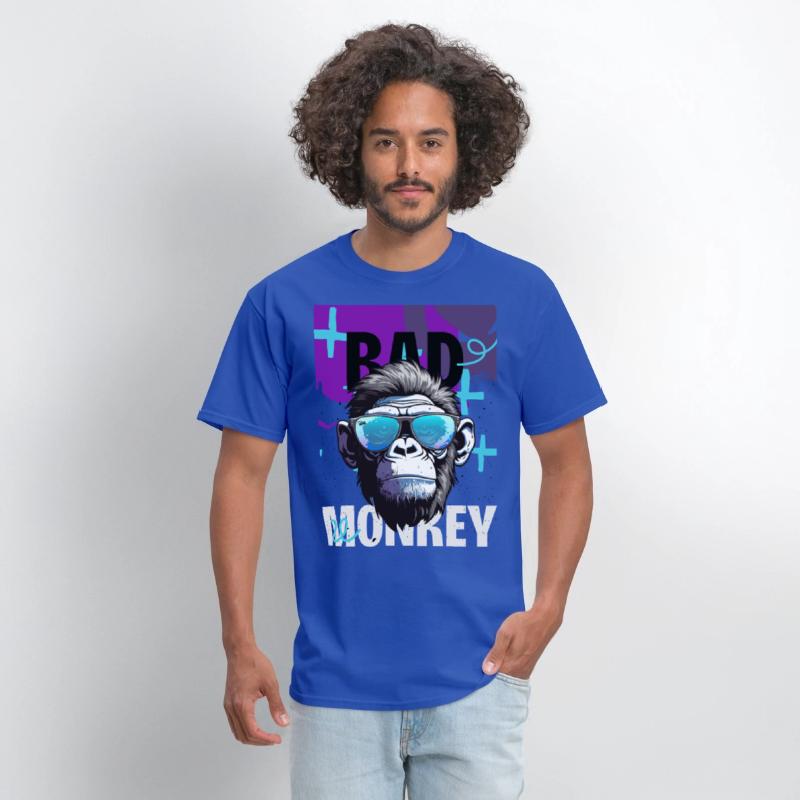 BAD MONKEY – Neon Rebel Ape Tee