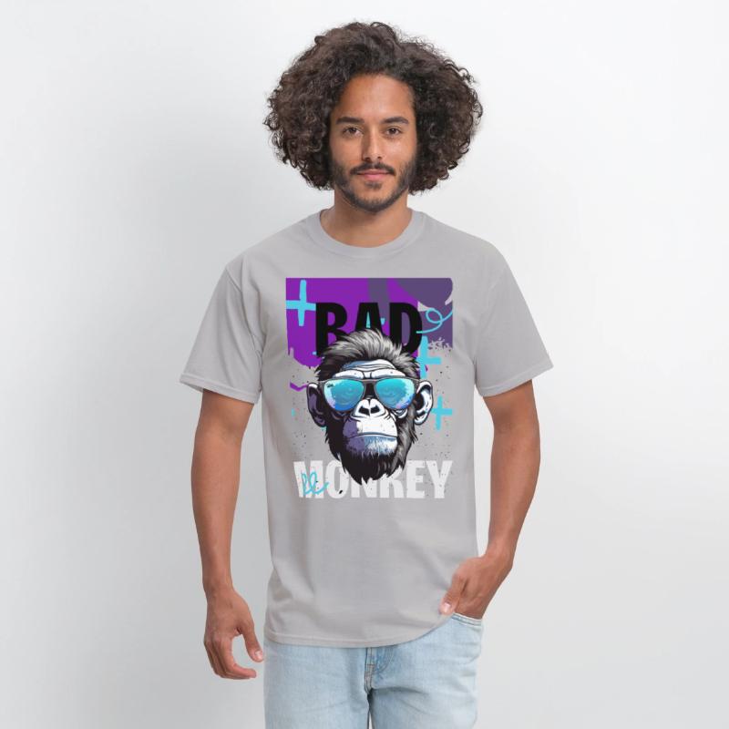 BAD MONKEY – Neon Rebel Ape Tee
