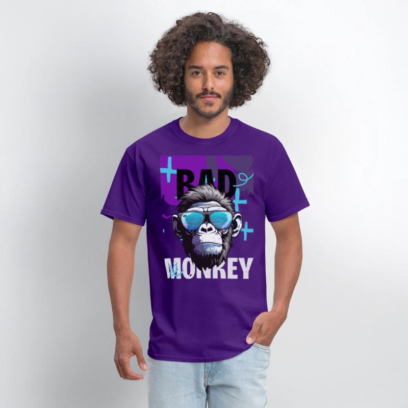 BAD MONKEY – Neon Rebel Ape Tee