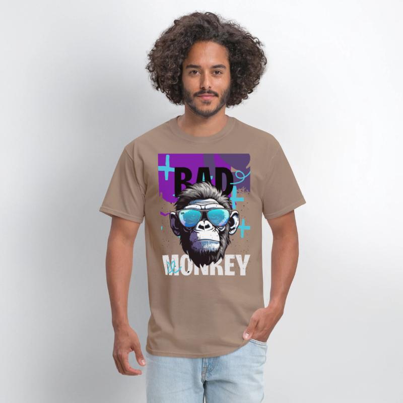BAD MONKEY – Neon Rebel Ape Tee