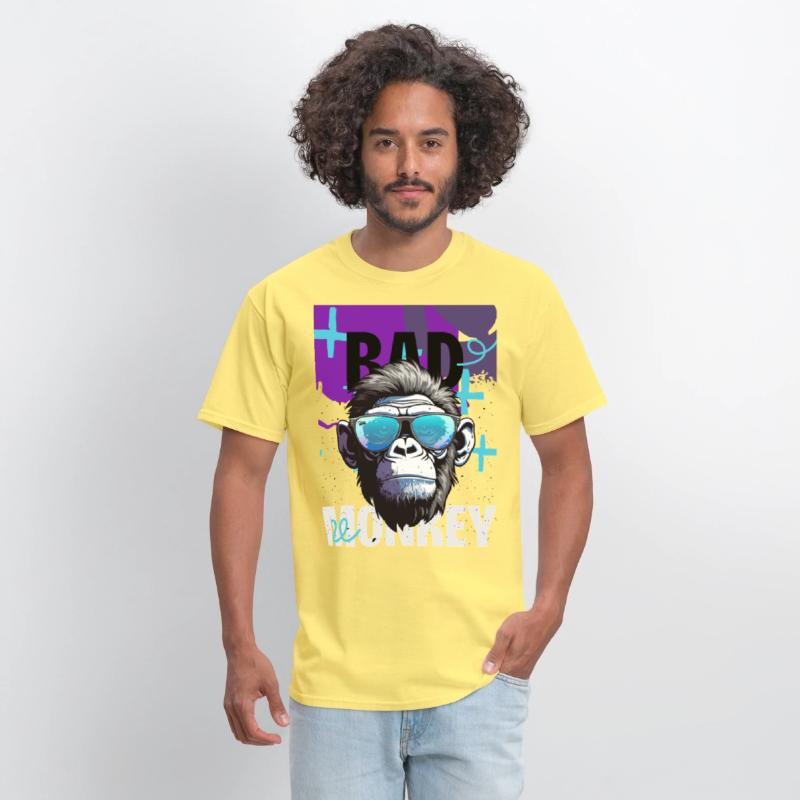 BAD MONKEY – Neon Rebel Ape Tee