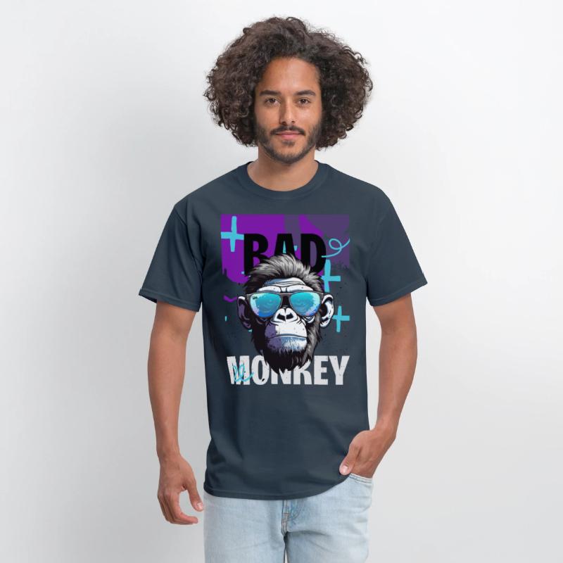 BAD MONKEY – Neon Rebel Ape Tee