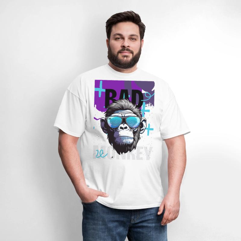 BAD MONKEY – Neon Rebel Ape Tee