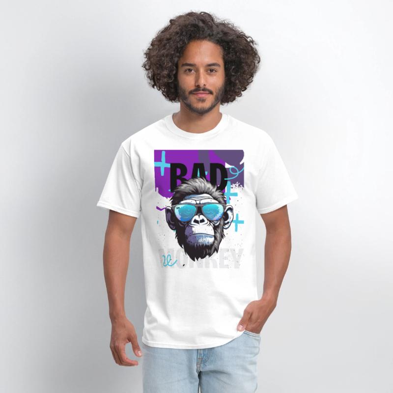 BAD MONKEY – Neon Rebel Ape Tee