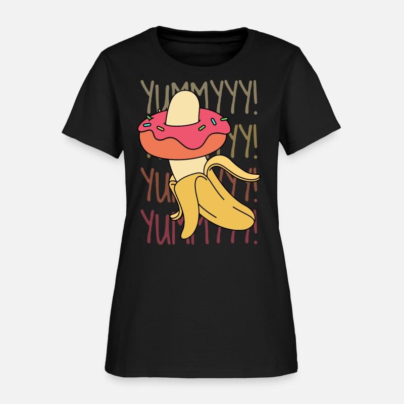 Banana Donut Yummy Delicious Funny