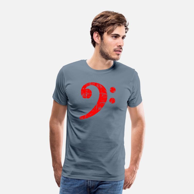 Bass Clef Antique Red Bass Players