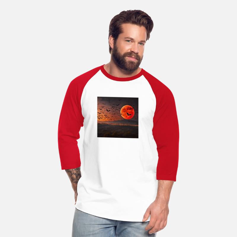 Bat Swarm blood-red moon