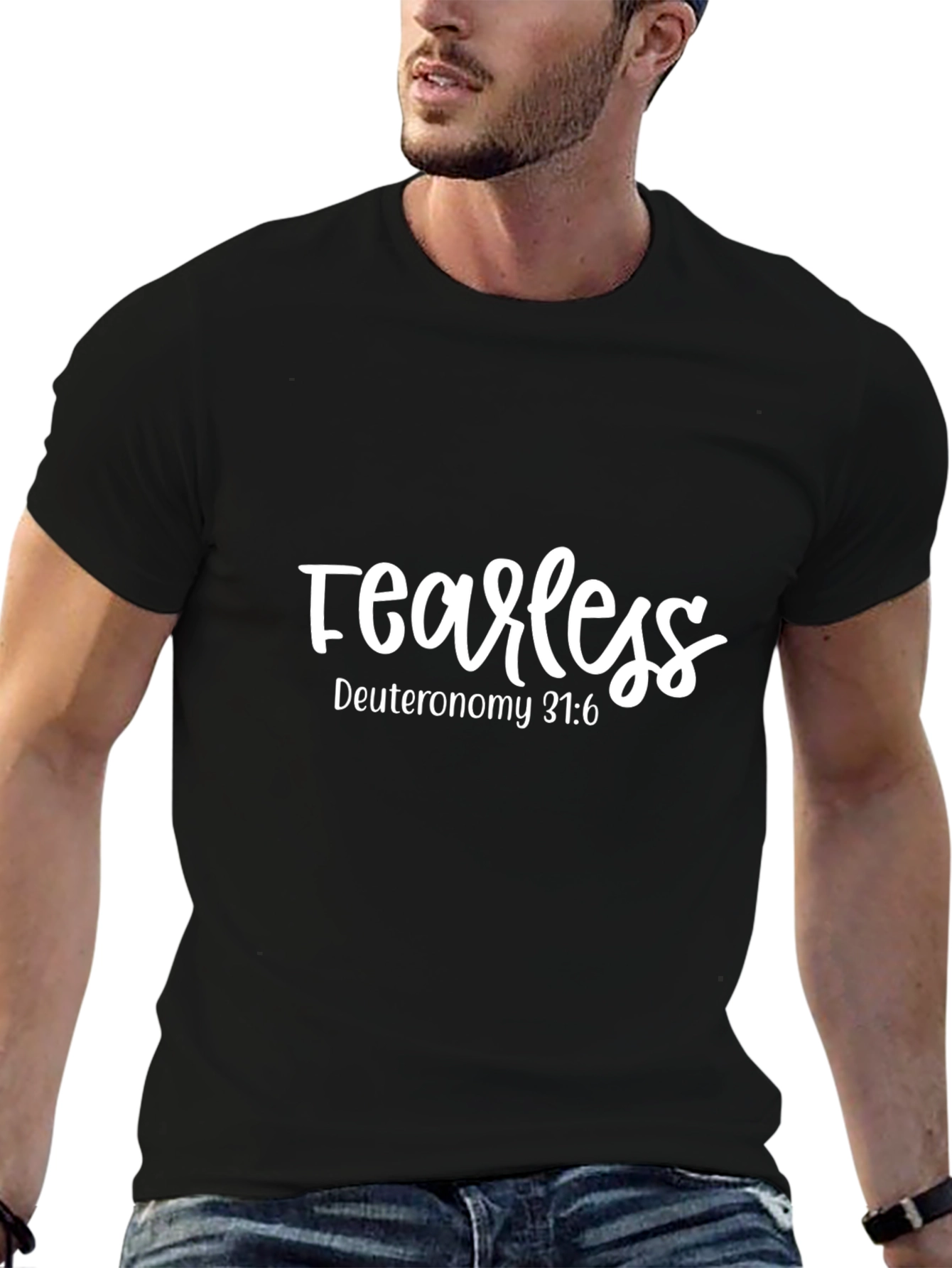 Fearless Graphic Tee - Deuteronomy 31:6