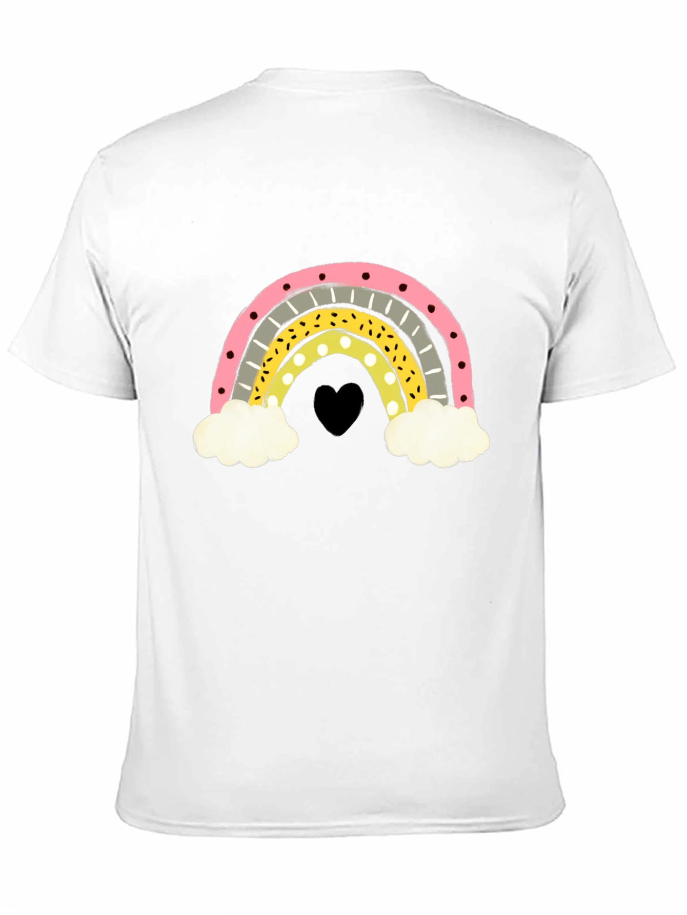 Rainbow Heart Graphic T-Shirt