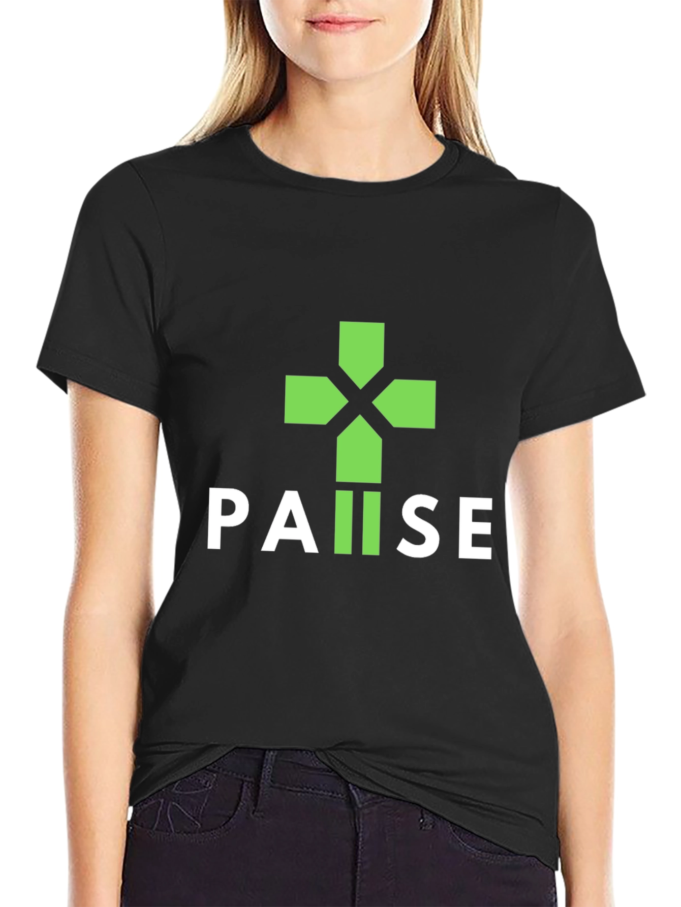 Pause Gaming T-Shirt - Black Gamer Tee