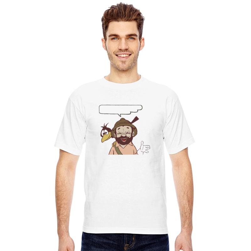Bearded Man With Crow - Empty Speech Bubble