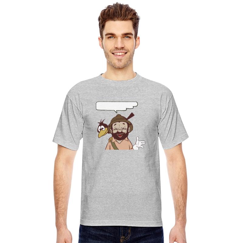 Bearded Man With Crow - Empty Speech Bubble