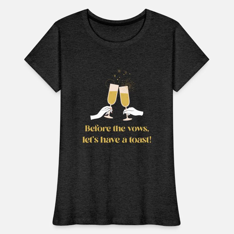 Before the vows let s have a toast Sparkling wine