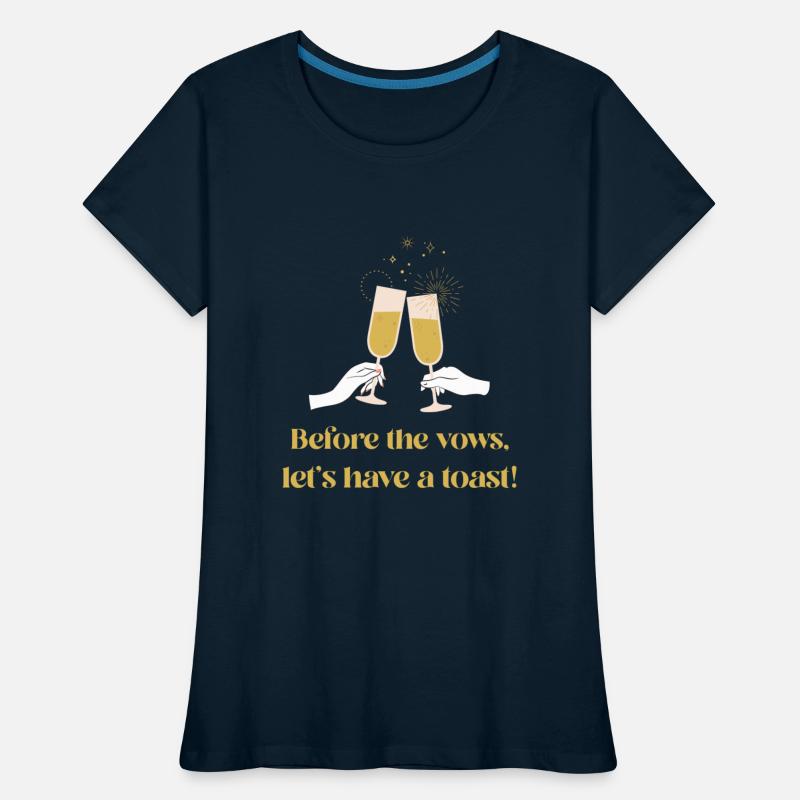 Before the vows let s have a toast Sparkling wine